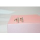 Diamond Bar Studs, 14K Line Diamond Earrings, Pave Diamond Bar, Short Bar Studs, Dainty Diamond Bar