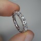 Big Diamond Eternity Band, 14K-18K Eternity Wedding Ring, 3.00ct 3.5mm Diamonds Eternity Ring, Genuine Diamond Eternity Band