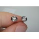 Diamond Stud Earrings, Bezel Diamond Studs, 0.20ct Diamond Stud Earrings, Eveyday Diamond Earrings, Solitaire Diamond Studs