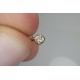 0.12ct VS clarity Diamond Charm, Tiny Diamond Pendant, 4mm Genuine Diamond Charm, Dainty Diamond Charm, Bezel Diamond