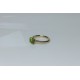 Oval Peridot Spiral Ring, 1.5ct Natural Peridot 14K Gold Ring, Twist Band Gemstone Ring, Thick Spiral Statement Ring, Green Gemstone Ring