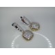 Cushion Shape Diamond Earrings, 14K-18K Pave Diamond Statement Hoops, Beaded Diamond Huggies, Multi Pave Diamond Earrings