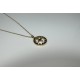 Beaded Circle Necklace, Marquise Diamond Necklace, Dangling Diamond Pendant, 14K-18K Diamond Pendant, Beaded Diamond Jewelry