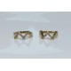 Zigzag Diamond Hoops, 14K-18K Cluster Diamond Huggies, Zig-Zag Shaped Diamond Earrings, Modern Diamond Hoops