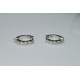 Classic 0.50ct Diamond Huggies, 2MM Diamond Huggies, 18K Bold Diamond Earrings, 14K Big Diamond Huggies, Single Prong Diaomond Hoops