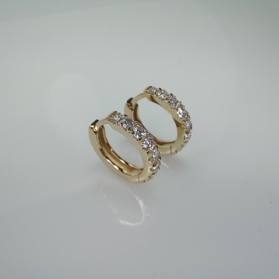 Big Thick Diamond Huggies, Bold Diamond Earrings, 14K Huggie Hoops, 18K Chunky Big Diamond Huggies