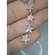 Falling Stars Diamond Necklace, Multi Star Diamond Pendant, 14K-18K Celestial Genuine Diamond Necklace, Shooting Stars Jewelry