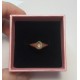 Star Signet Ring, 14K Gold Signet Ring, Diamond Signet Ring, Tiny Signet Ring, Star Setting Diamond Signet Ring