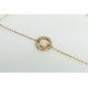 14K Halo Opal Bracelet, Geniune Opal And Diamond Chain Bracelet, Circle Opal Bracelet, Solid Gold Dainty Opal Bracelet