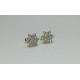 Big Snowflake Diamond Studs, Floral Diamond Earrings, 1.80ct Diamond Flower, Snowflake Diamond Earrings, Gorgeous Big Diamond Stud Earrings