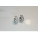 18K Extra Thick Diamond Huggies, 3MM Diamonds Hoops, Bold Diamond Earrings, 14K 1.10ct Huggie Hoops, Chunky Big Diamond Huggies