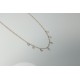 Diamond Drop Necklace, Layering Teardrop Diamonds, 14K-18K Diamond Dangle Necklace, Minimalist Diamond Necklace