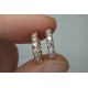 Big Thick Diamond Huggies, Bold Diamond Earrings, 14K Huggie Hoops, 18K Chunky Big Diamond Huggies