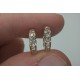 Diamond Earrings, Channel Diamond Earrings, Thick Diamond Huggies, Bold Diamond Earrings, 14K Huggie Hoops, 18K Chunky Big Diamond Huggies