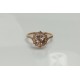 Morganite Vintage Engagement Ring, 14K Morganite And Diamond Wedding Ring, 7mm Natural Morganite, 1.2ct Brilliant Cut Morganite Bridal Ring