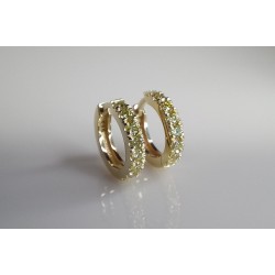 Yellow Diamond Big Thick Diamond Huggies, Bold Fancy Yellow Diamond Earrings, 14K-18K Huggie Hoops, Chunky Big Diamond Huggies