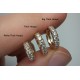 Big Thick Diamond Huggies, Bold Diamond Earrings, 14K Huggie Hoops, 18K Chunky Big Diamond Huggies