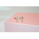 Diamond Bar Studs, 14K Line Diamond Earrings, Pave Diamond Bar, Short Bar Studs, Dainty Diamond Bar