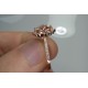 Morganite Vintage Engagement Ring, 14K Morganite And Diamond Wedding Ring, 7mm Natural Morganite, 1.2ct Brilliant Cut Morganite Bridal Ring