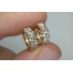 18K Extra Thick Diamond Huggies, 3MM Diamonds Hoops, Bold Diamond Earrings, 14K 1.10ct Huggie Hoops, Chunky Big Diamond Huggies