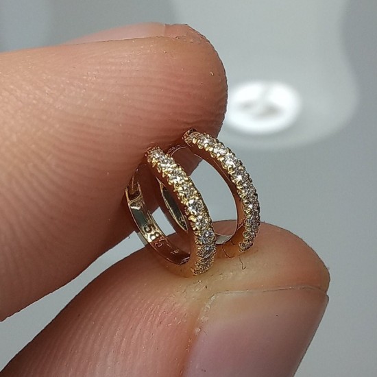 Big Diamond Hoops, Petite Hoops, Standart Hoops, Diamond Huggies, Diamond Earrings, 14K Solid Gold Hoops, Geniue Diamond Earrings