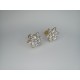 Big Snowflake Diamond Studs, Floral Diamond Earrings, 1.80ct Diamond Flower, Snowflake Diamond Earrings, Gorgeous Big Diamond Stud Earrings