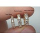 Thicker Diamond Huggies, Bold 0.85ct VS Diamond Earrings, Big Diamond Hoop Earrings, 14K Huggie Hoops, 18K Chunky Diamond Huggies