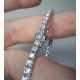 Genuine Diamond 3mm Tennis Bracelet, 5.50ctw Diamond Tennis Bracelet, F Color VS-SI Clarity, 14K-18K Bracelet, Top Quality Tennis Bracelet