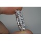 Big Diamond Eternity Band, 14K-18K Eternity Wedding Ring, 3.00ct 3.5mm Diamonds Eternity Ring, Genuine Diamond Eternity Band